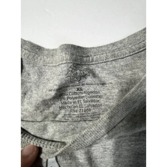 Space Jam Bugs Bunny Mens XL T-Shirt Heather Gray Looney Tunes Graphic Tee - Picture 3 of 7